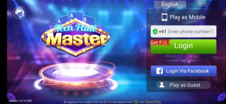 Create Account Teen Patti Master Club